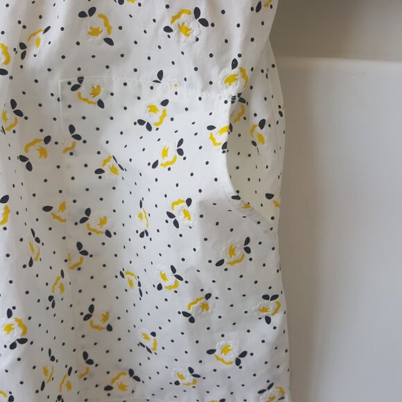 ZARA ! 100% Cotton Jumpsuit with flowers ( Medium ) - Picture 11 of 14